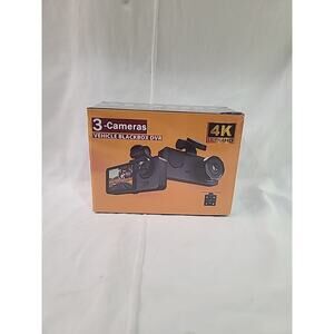 Dash Cam 3 Camera, Vehicle Black Box DVR